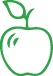 Icon of an apple