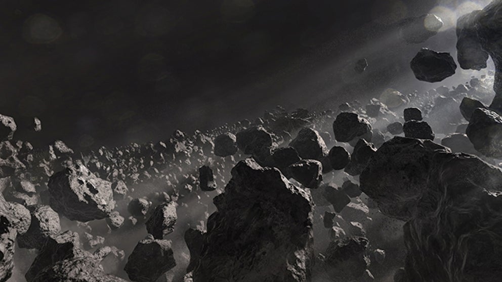 Rendering of meteors