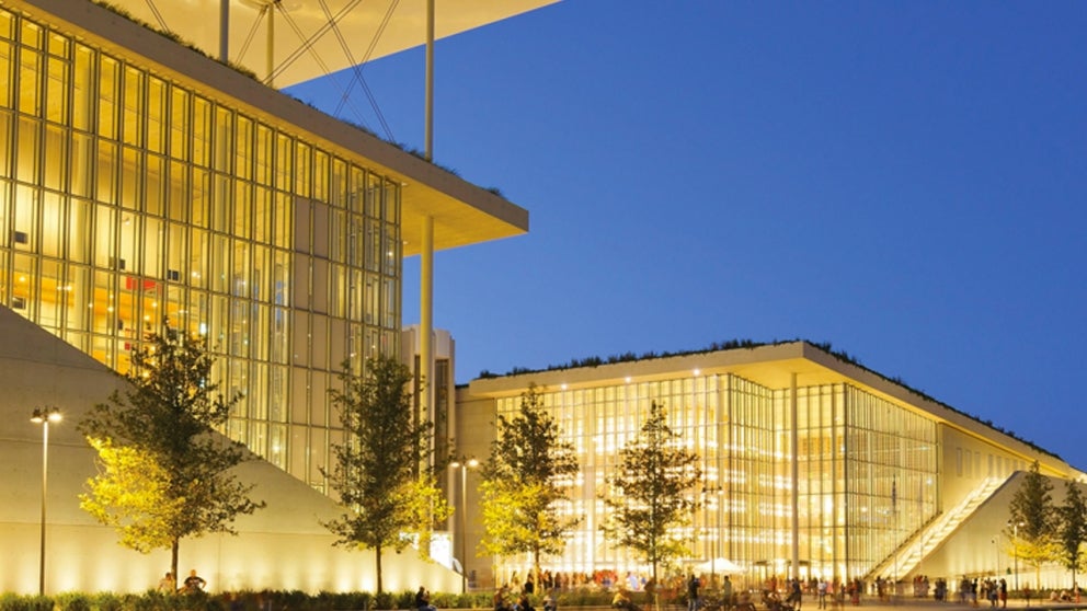 Stavros Niarchos Center in Athens, Greece.