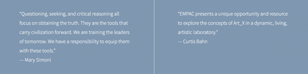 “Questioning, seeking, and critical reasoning all focus on obtaining the truth. They are the tools that carry civilization forward. We are training the leaders of tomorrow. We have a responsibility to equip them with these tools.” — Mary Simoni