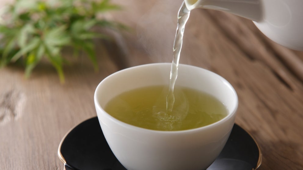 Cup of green tea