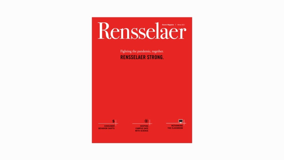Rensselaer magazine winter issue