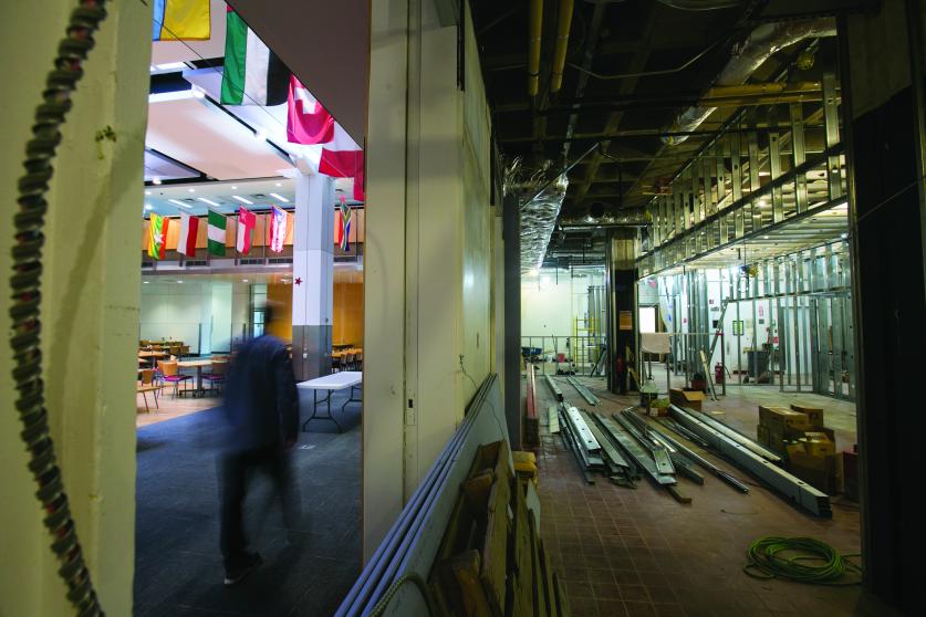 Panera Bread restaurant under construction in the Union