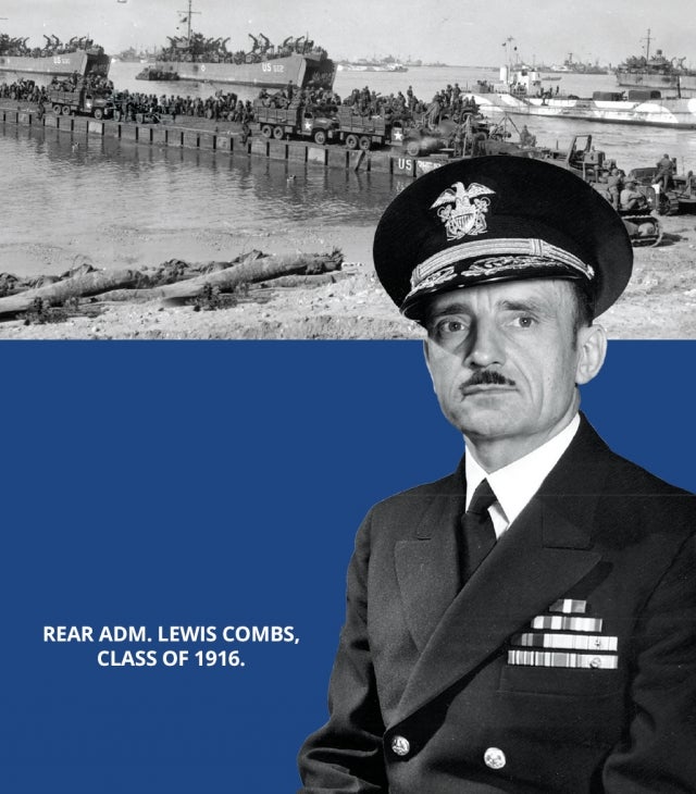 Rear Adm. Lewis Combs, Class of 1916. 