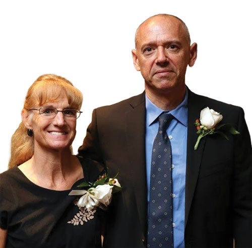 Diane Stoyer Updegrove '84 and her husband, Kevin Updegrove '83