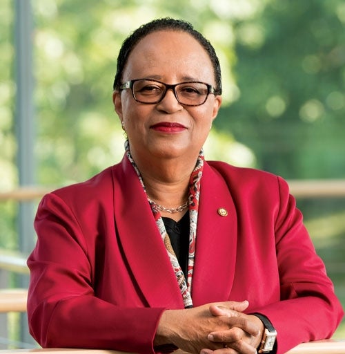 Headshot of President Shirley Ann Jackson