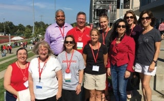 Diane Basile, Anne Prosser, Carlos Nieto, Marie Sayre Cole, Doug Bladecki, Diane Updegrove, Laura Dunn Salvati, Florence Huban Suraci, Carol Iorizzo DiTaranto, and Debbie Tozier.