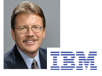John Kelly and IBM logo